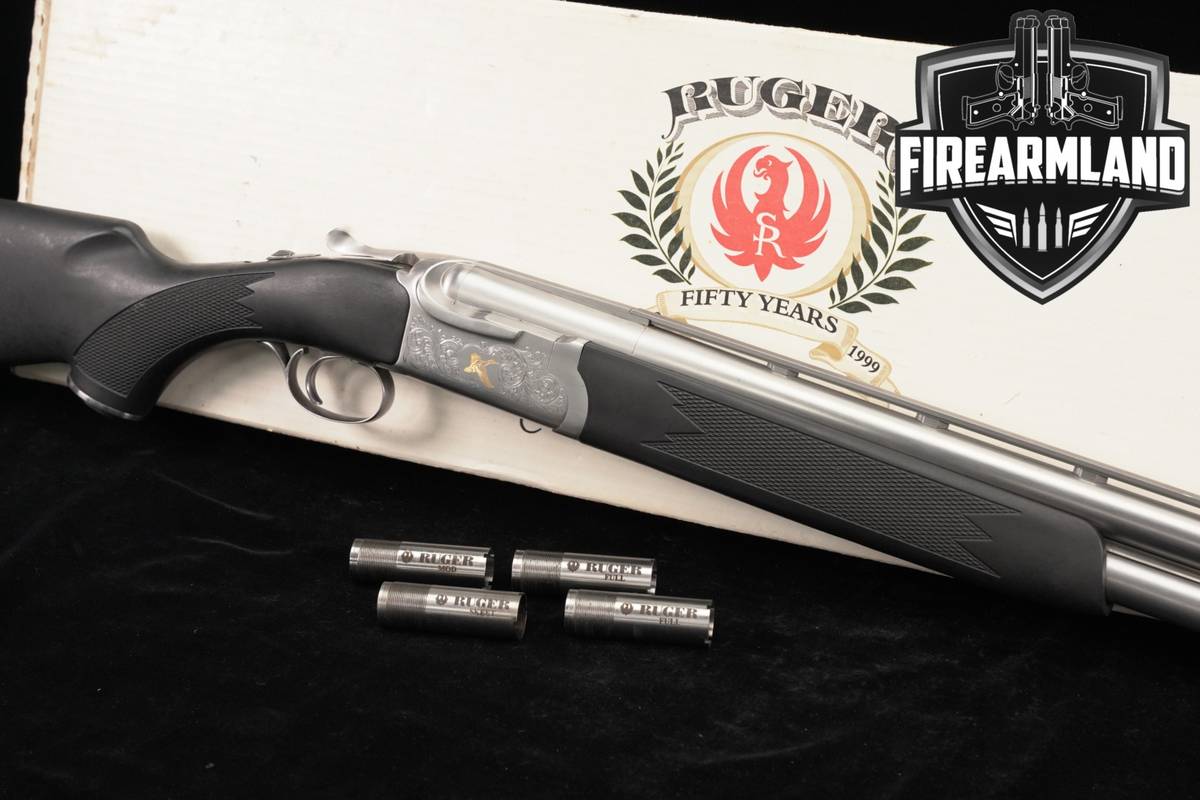 DESIRED Ruger Red Label All-Weather, Engraved 12-Gauge 26" O/U +ORIG BOX