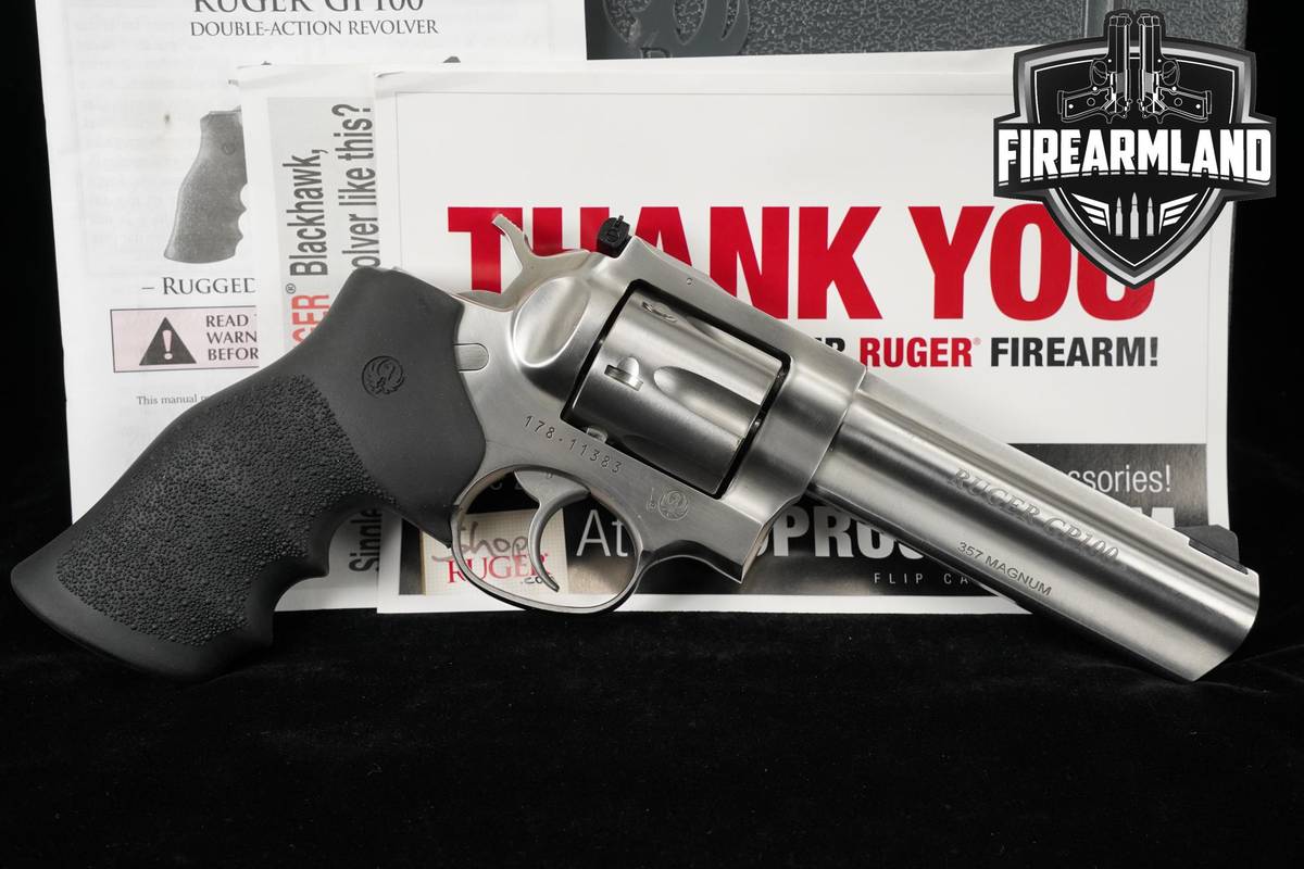 Ruger GP100 357-Magnum 5" Satin Stainless GP-100 +ORIG CASE