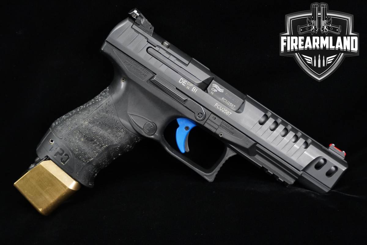 Walther PPQ Q5 Match 9-mm 5" Quick Defense Trigger Optic-Ready +ORIG CASE