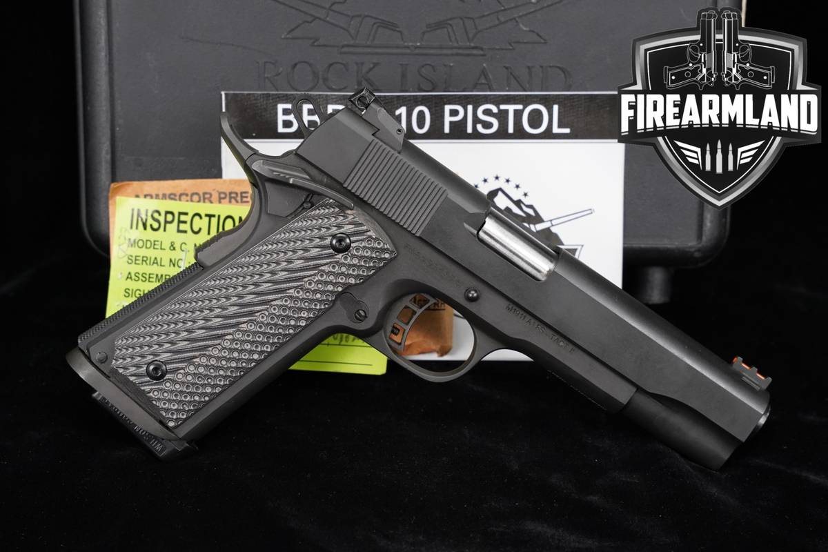Rock Island Armory RIA M1911 A1 FS Tactical II 10mm 1911 5" +ORIG CASE