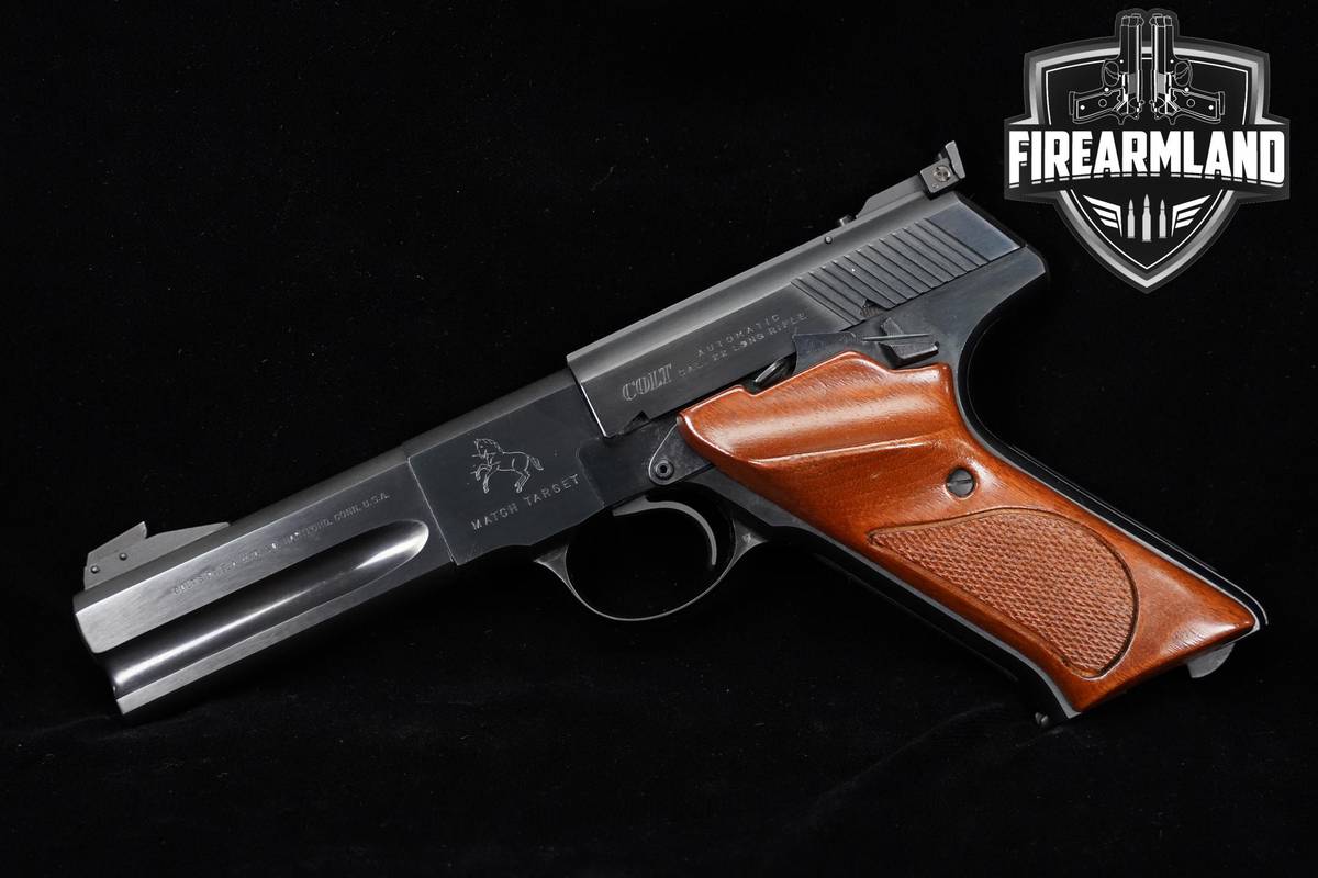 1977 Colt Woodsman Match Target Third Series 22LR 4.5" Pistol +ORIG BOX