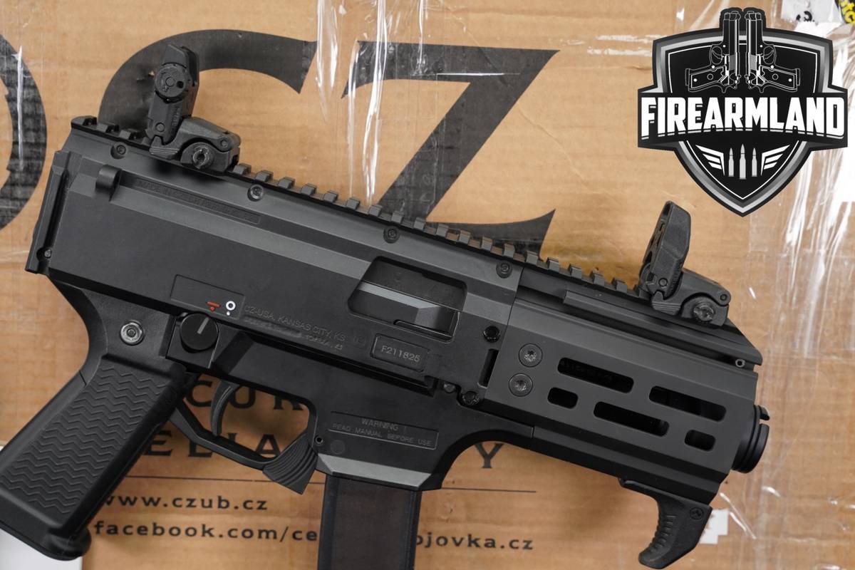 Czech CZ Scorpion EVO 3 S2 Micro 9mm 4" RAIL +2 MAGS + ORIG BOX, MANUAL
