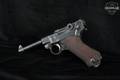 1917/1920 Erfurt P.08 Luger Double Date Police Reissue 9mm Luger (9x19 Para) Blued in Fair Condition Image 2