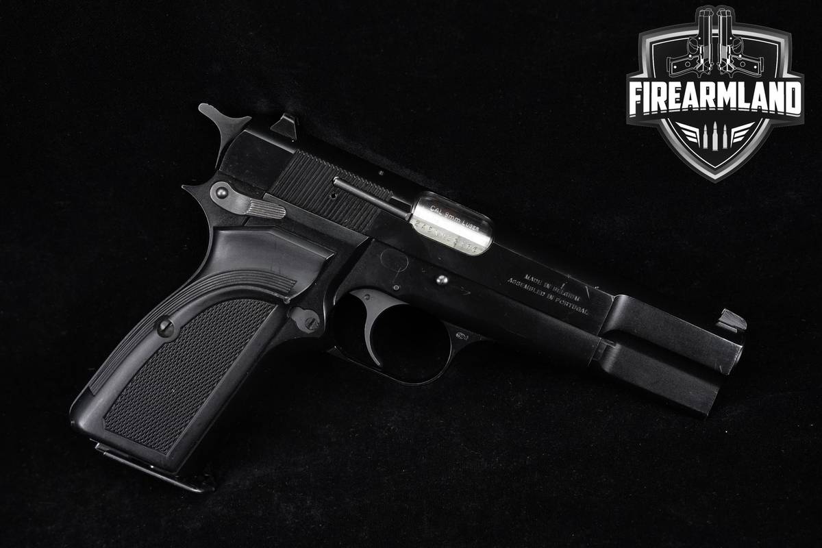 1990 Browning Hi-Power Mark III 9mm 4.65" High MK-3 MKIII Belgian +4 MAGS