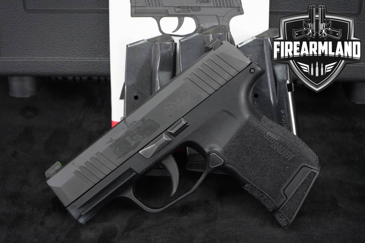 Sig Sauer P365 9mm 3.1" P 365 +4 MAGS & ORIG CASE