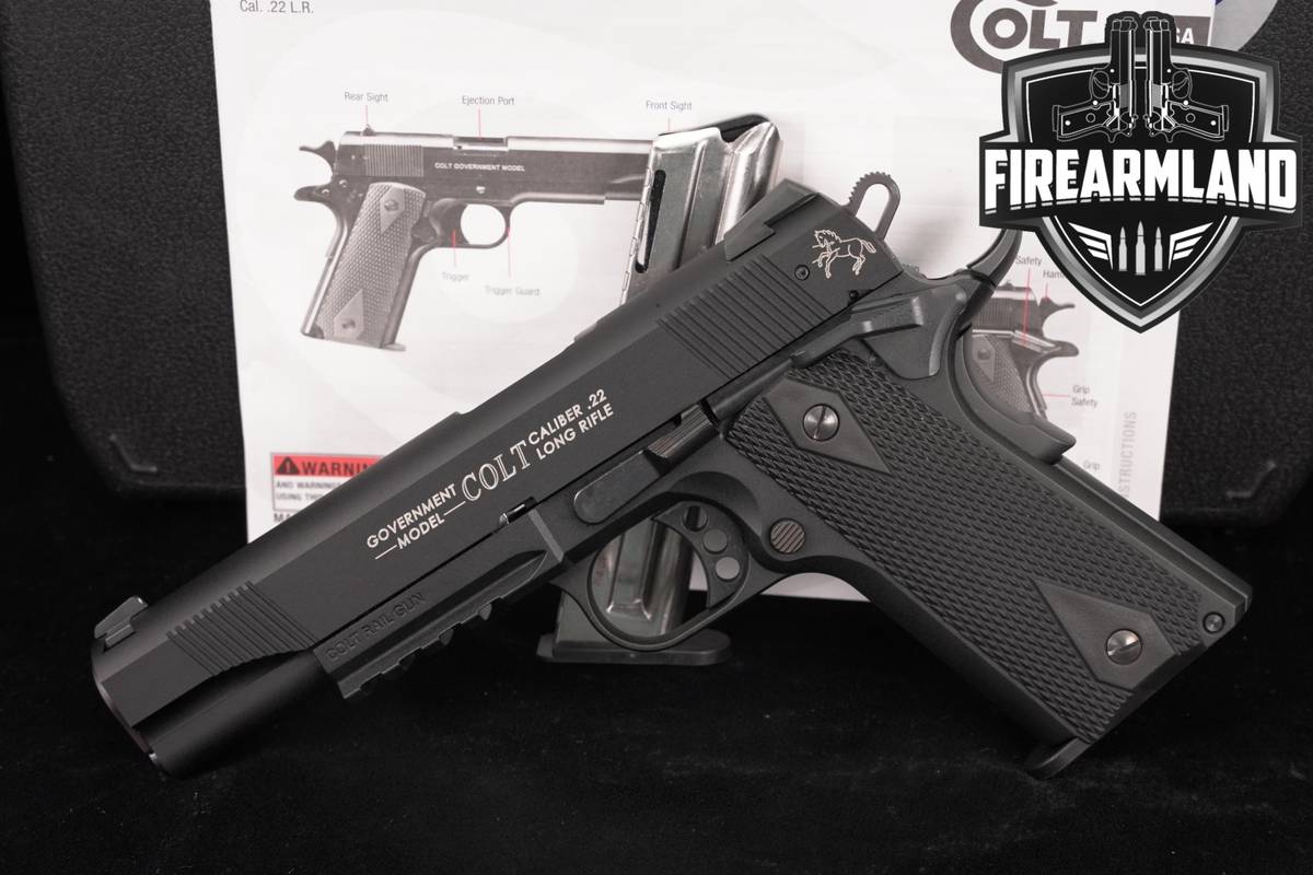 Walther Colt 1911 .22 Rail Gun 22LR 5" +2 MAGS & ORIG BOX