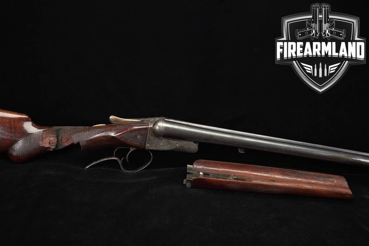 1916 A.H Fox Gun Co A Grade 12-Gauge 30" Chromox Steel Case Hardened