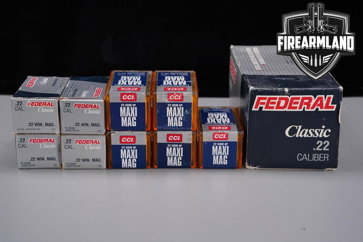 950 RDS! 22 WMR Ammo 22 Win Mag