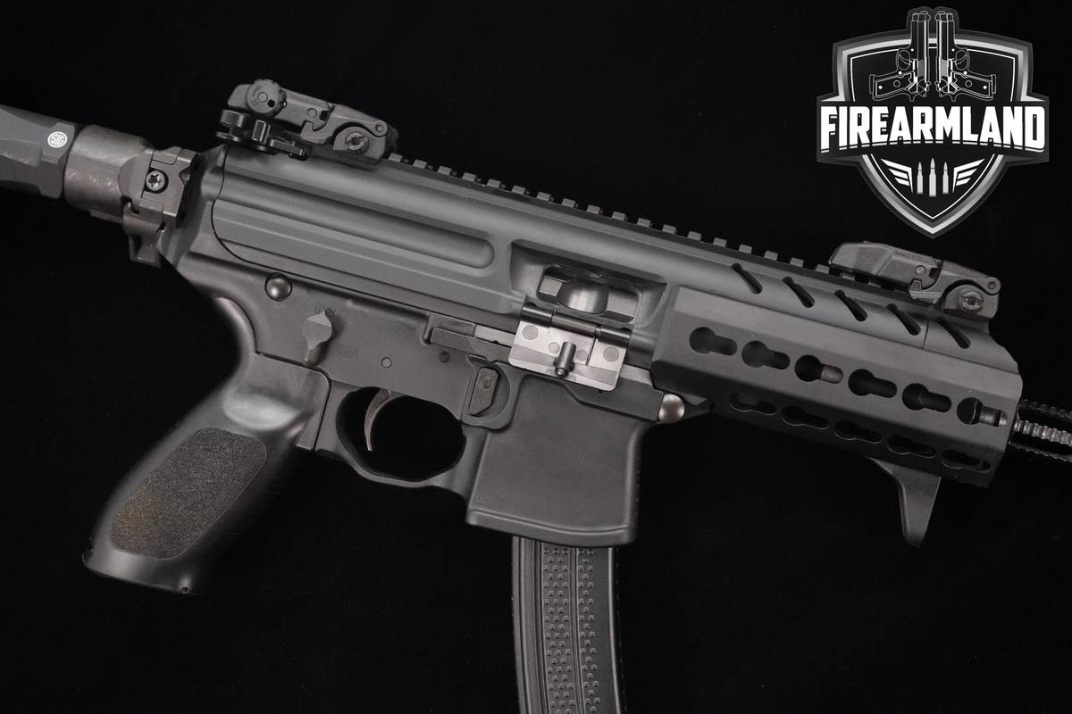 Sig Sauer MPX K 9mm AR-9 AR9 4.5" Type III Hard-Coat Anodized +3 MAGS