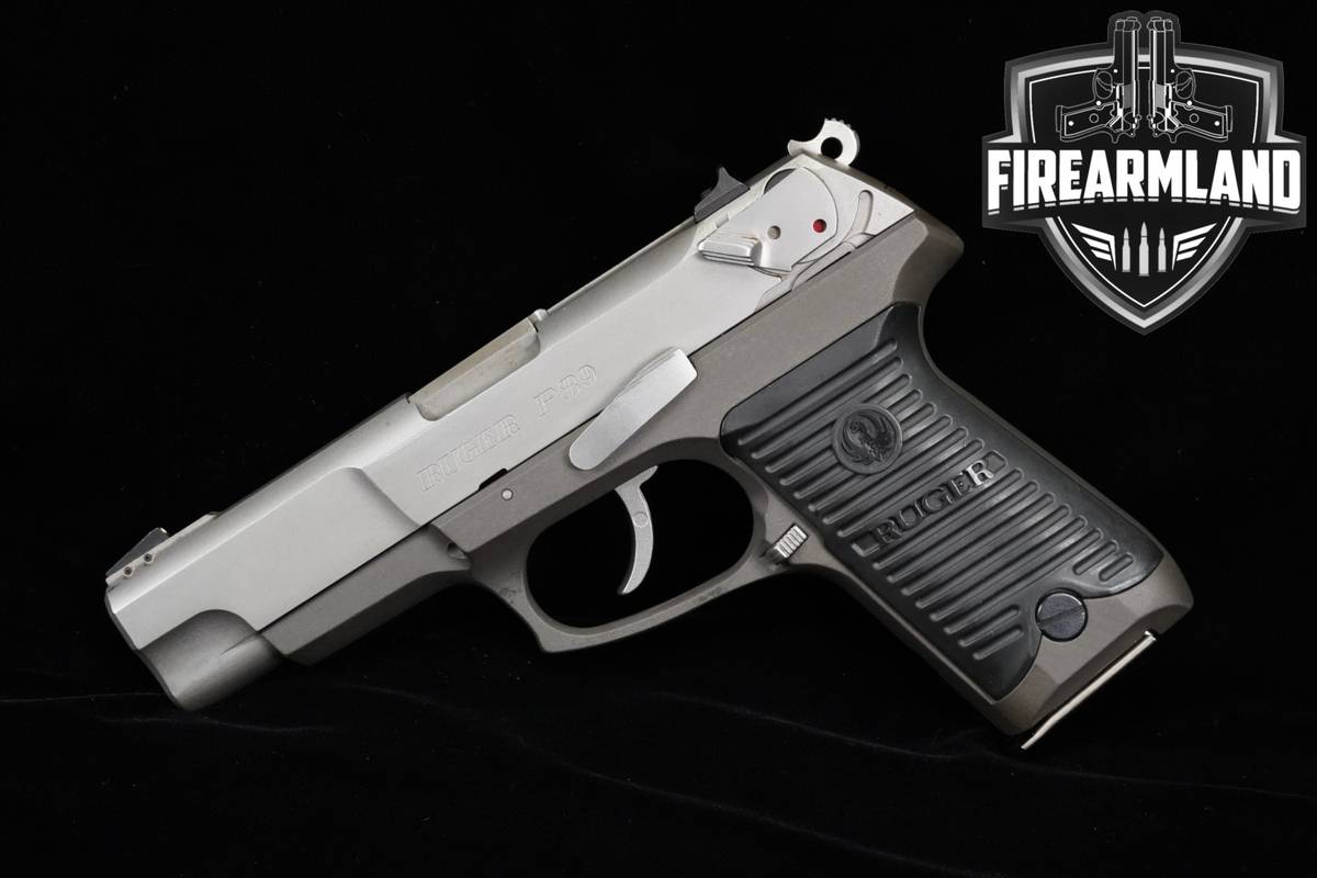 1999 Ruger P89 9mm 4.5" Two-Tone Stainless P-89 DA/SA