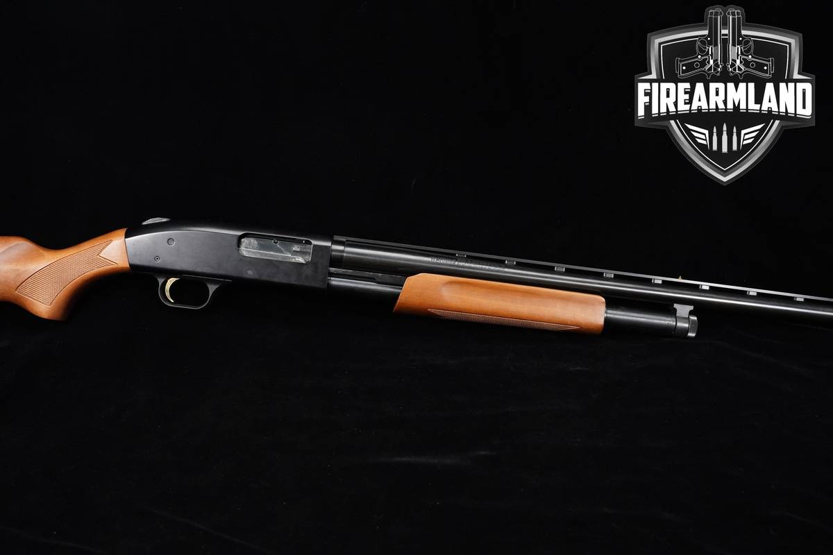 Mossberg Model 500A 12-Gauge 28" Black Aluminum & Wood 500-A Hunting