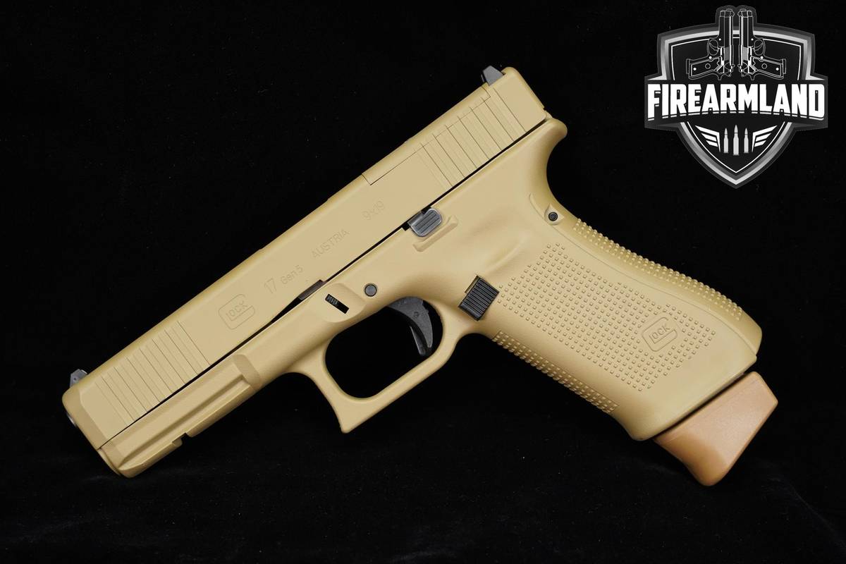 Glock 17 Gen5 MOS FS 9mm 4.49" FDE G17 G Gen 5 +4 MAGS & ORIG CASE