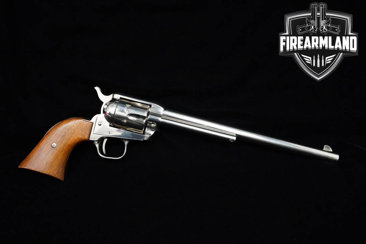 1961 Colt Single Action Buntline Scout 22LR 9.5" Nickel Plated Colt SAA BS