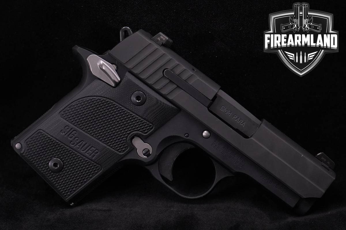 Sig Sauer P938 Nightmare 9mm 1911 3.0" Nitron P 938 +3 MAGS & ORIG CASE