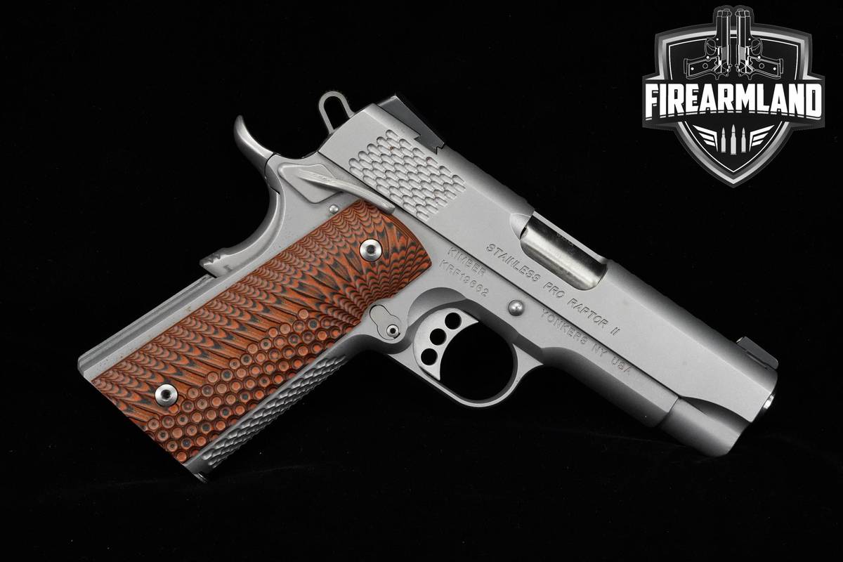 Kimber Stainless Pro Raptor II Custom Shop 9mm 4" 1911 +ORIG CASE