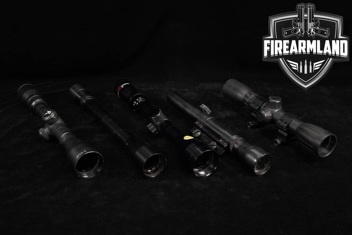 FIVE SCOPE LOT 5 Pack Weaver Bausch & Lomb Tasco BSA Riflescope Scopes