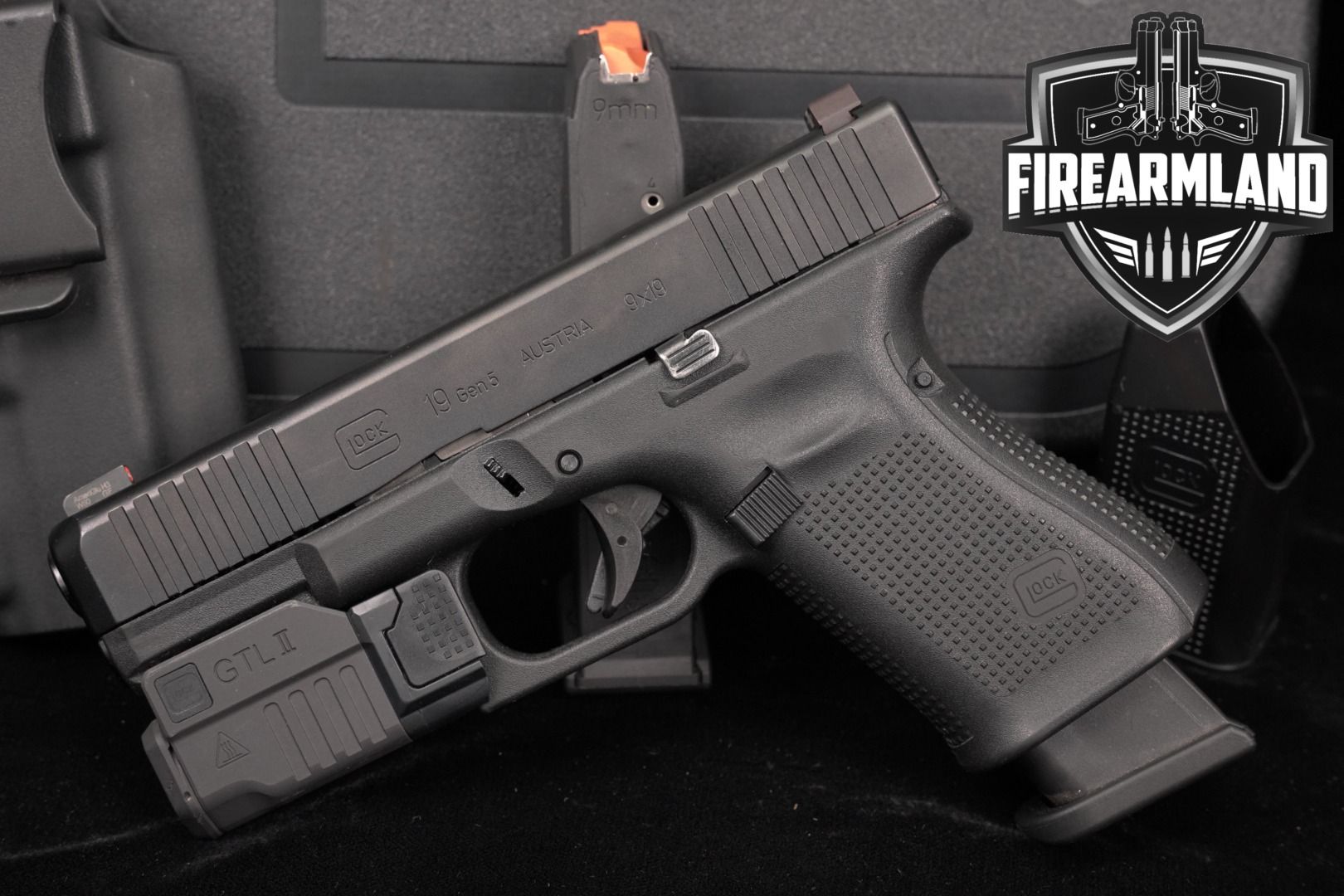 Glock 19 Gen 5 MOS 9mm Front Serrations 3 Mags Range Bag | Sold