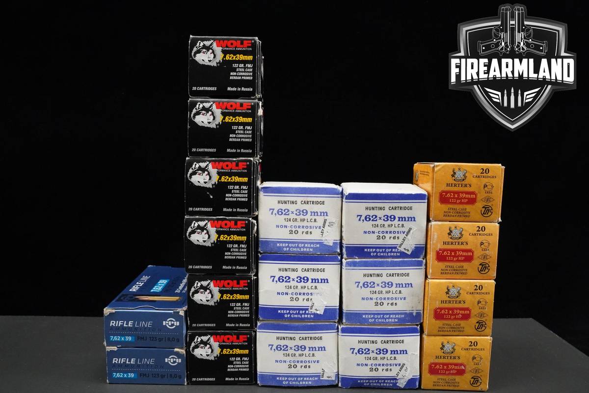 7.62x39 Ammo 7.62x39 Ammunition 360 ROUNDS
