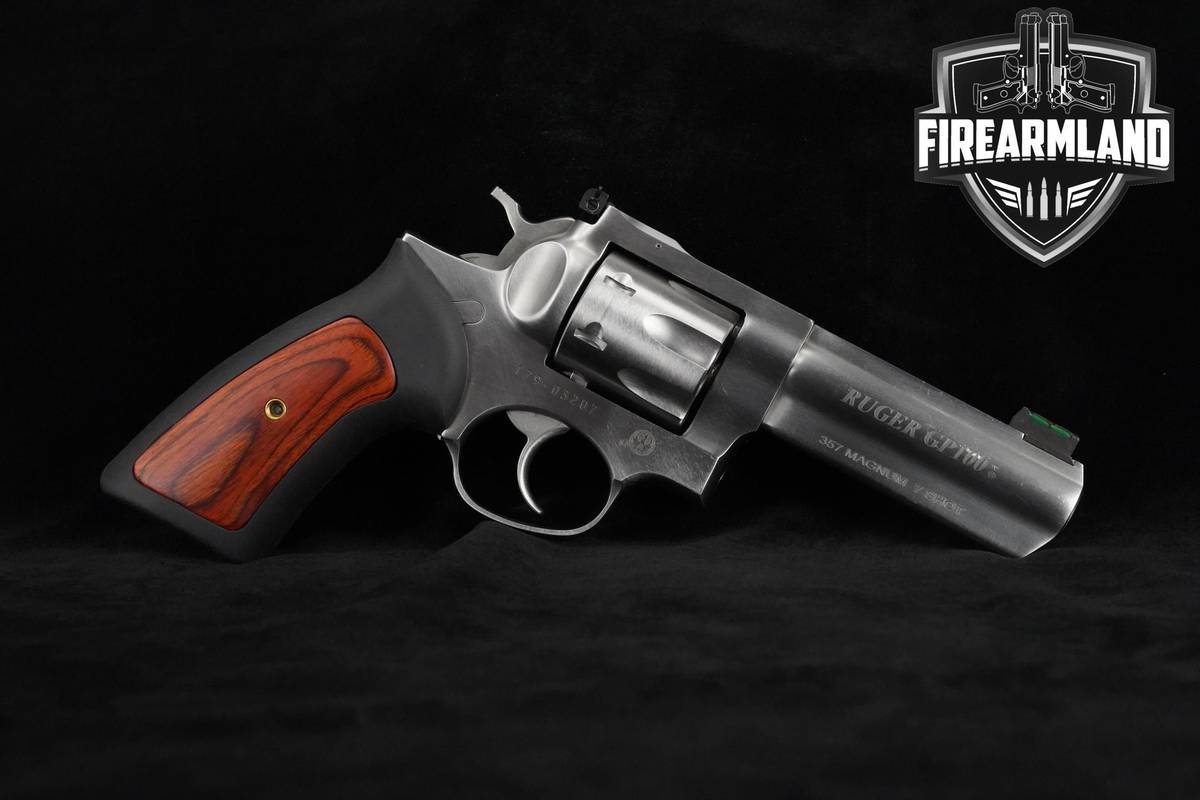 7-SHOT Ruger GP100 357-Magnum 4.2" Stainless Ruger-GP100  GP-100 OG-CASE