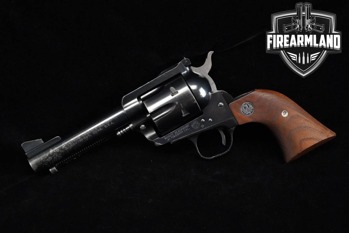 VINTAGE 1973 Ruger Blackhawk Old Model Three-Screw 41-Magnum 4.62" Blued