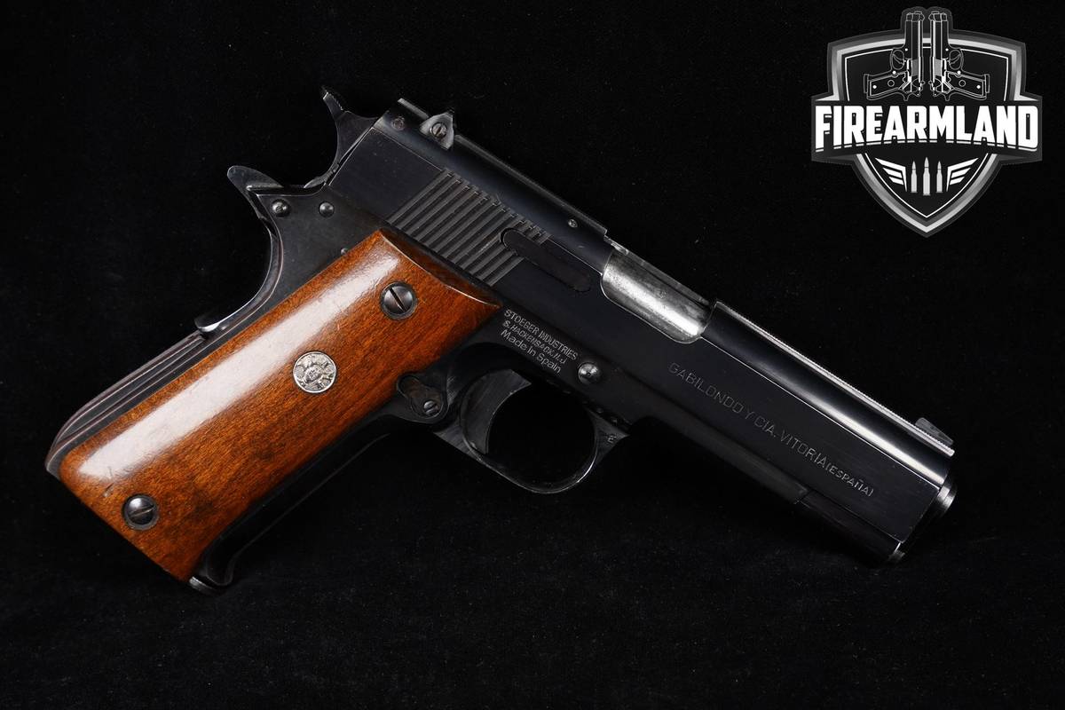 Llama Model XI B 9mm 1911 4.5" High-Polish Blued +ORIG CASE
