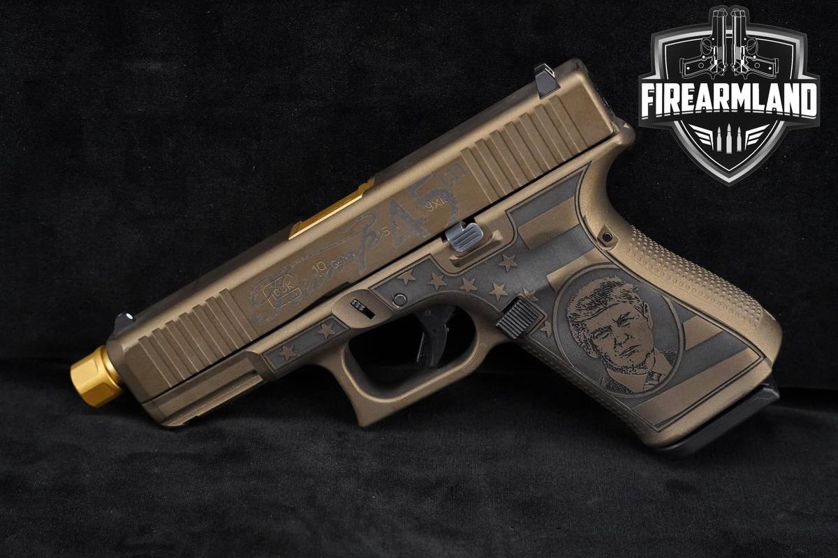 LIMITED Glock 19 Gen 5, Trump 45th Commemorative 9mm 4.02 +3 MAGS & OG CASE
