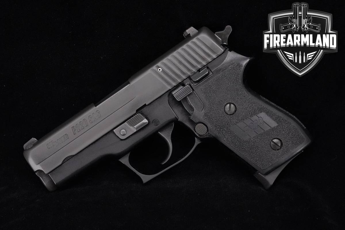 Sig Sauer P220 SAS Custom Shop 45 ACP Nitron Sig-Sauer P220 P-220 ORIG CASE