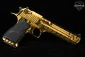 Magnum Research Desert Eagle Mark XIX, Titanium Gold Tiger Stripe .50 AE Titanium Gold Tiger Stripe in Excellent Condition Image 4