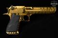 Magnum Research Desert Eagle Mark XIX, Titanium Gold Tiger Stripe .50 AE Titanium Gold Tiger Stripe in Excellent Condition Image 5