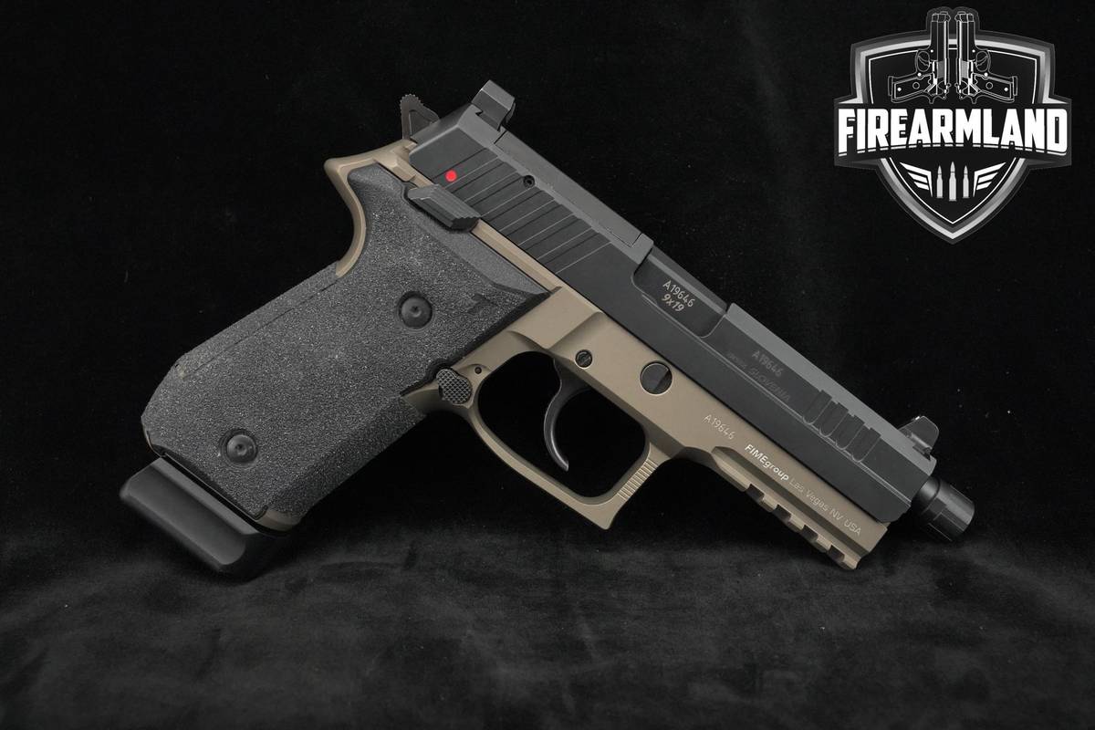 Arex Rex Zero 1 Tactical 9mm 5" Black/FDE Arex-Rex Zero-1 2 MAGS & ORIG BOX