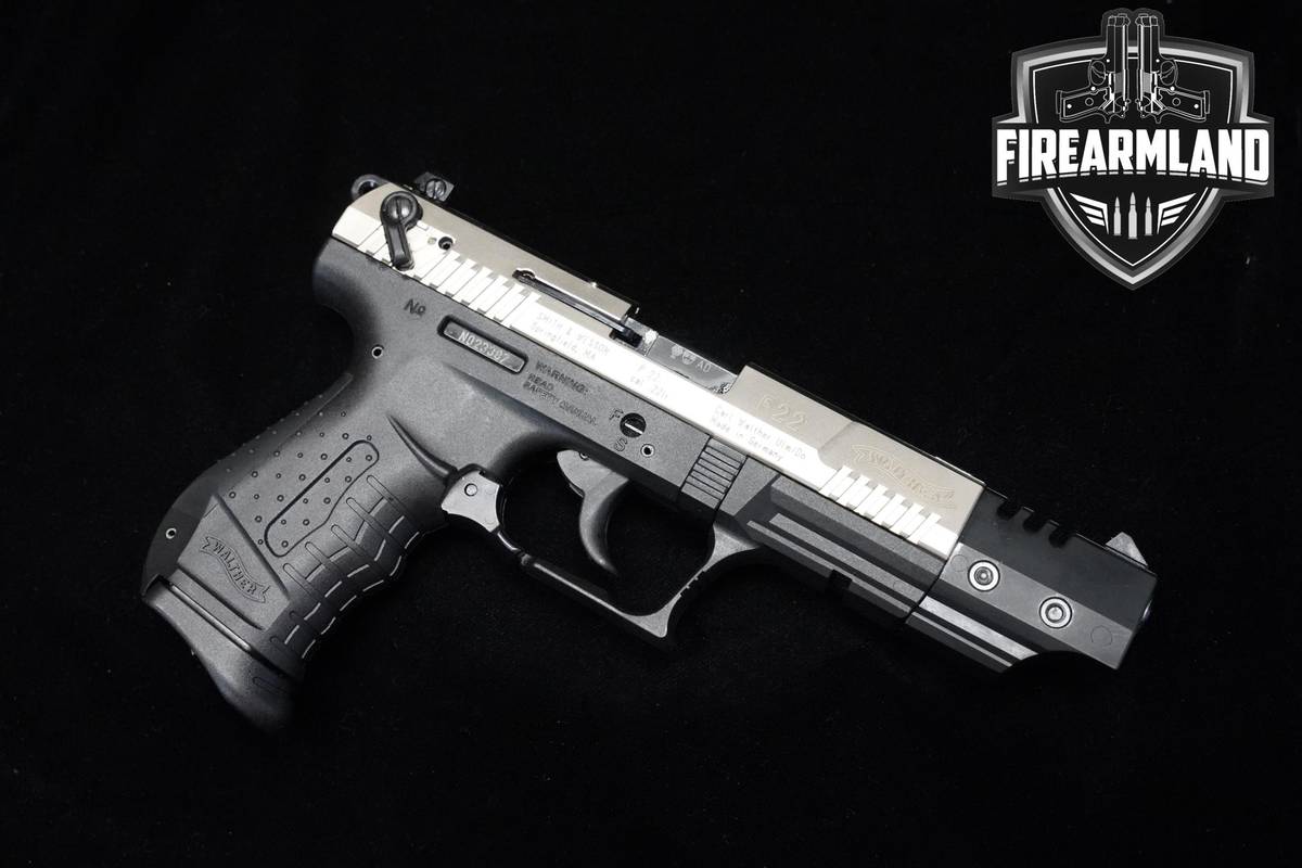 Walther P22 Target Barrel 22LR 5" Matte Stainless Walther-P22 P-22 ORIG BOX