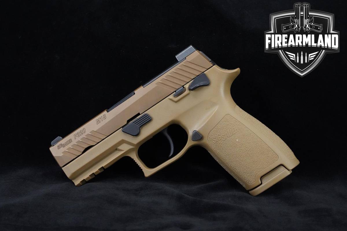 Sig Sauer P320 M18 9mm 3.9" Coyote PVD Sig-Sauer P320 P-320 M-18 +ORIG CASE