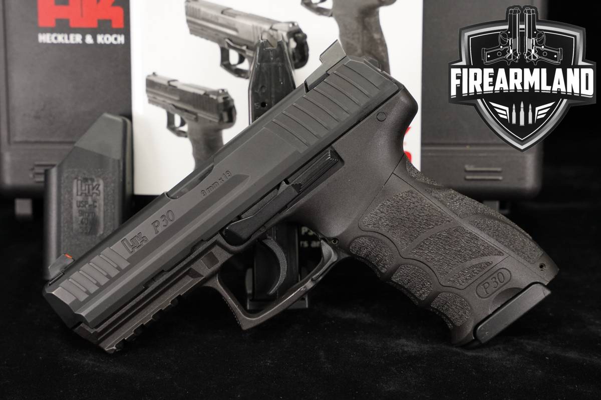 Heckler & Koch P30 V1 Light LEM 9mm H&K P-30 3.85" +2 MAGS & ORIG CASE
