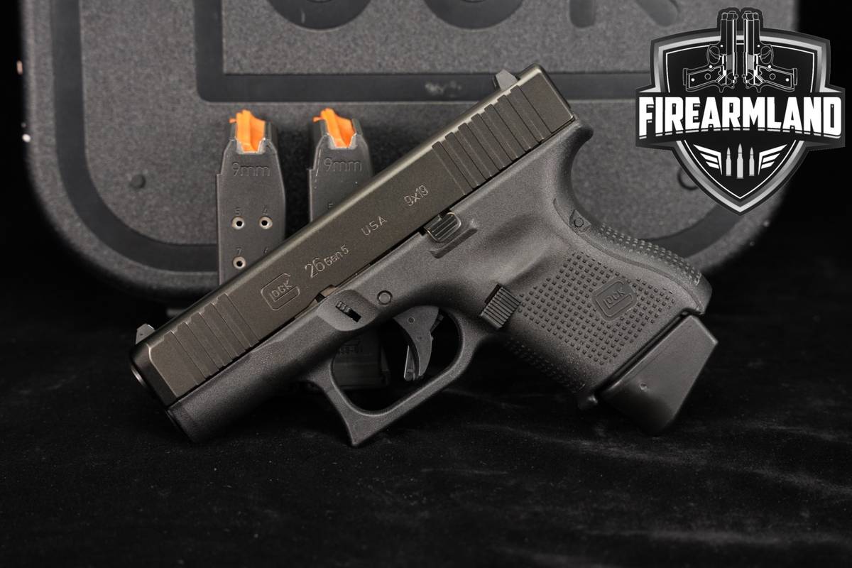 Glock 26 Gen5 G26 Gen 5 9mm 3.43 +3 MAGS & ORIG CASE