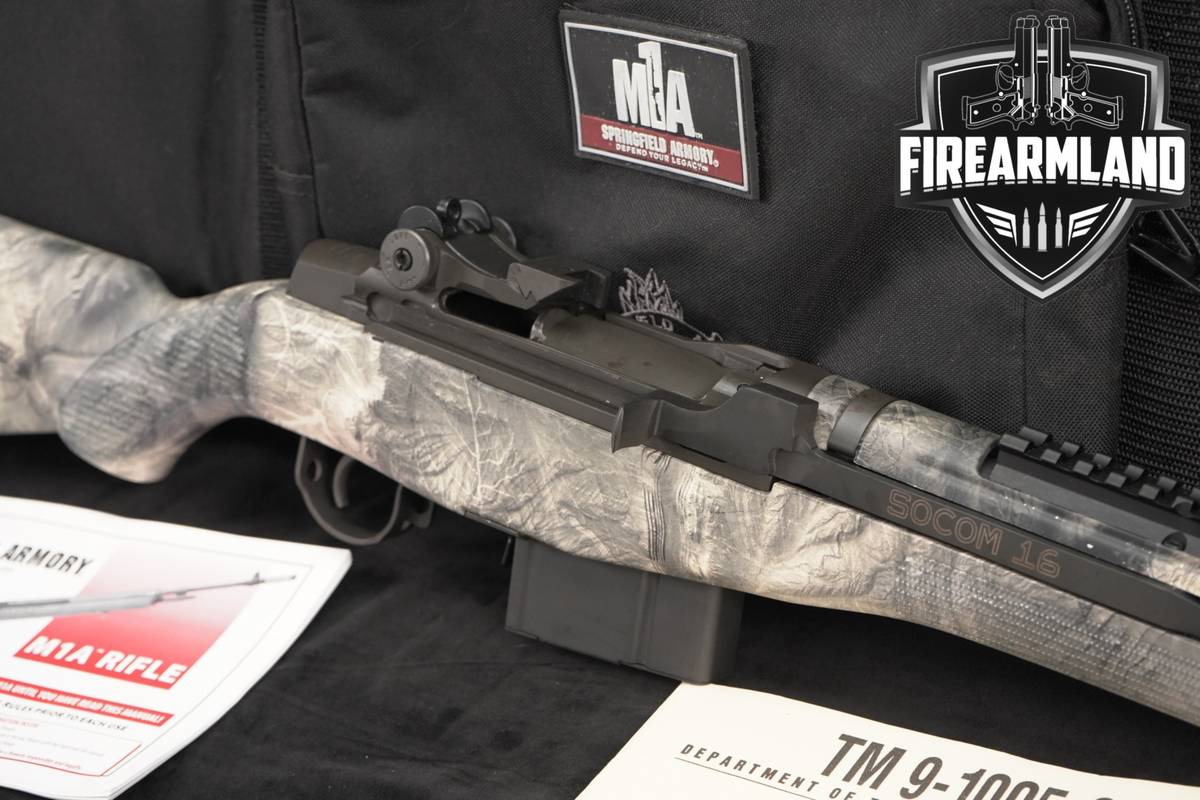 Springfield Armory M1A SOCOM 16 7.62 NATO Black & Gray Camo +ORIG CASE