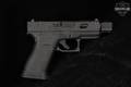 Glock 43X Slimline; True Precision slide; Agency Arms 417C compensator 9mm Luger Black in Very Good Condition Image 4