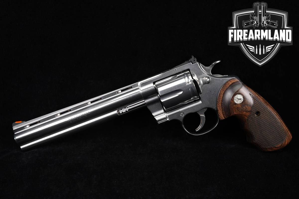 Colt Anaconda 44 Magnum 8" Polished Stainless 44MAG +ORIG CASE