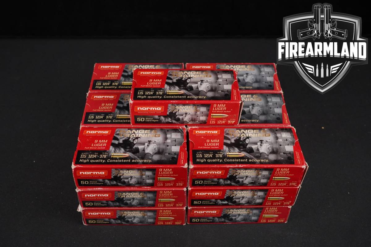 950 RDS! 9mm Ammo 9-mm Ammunition