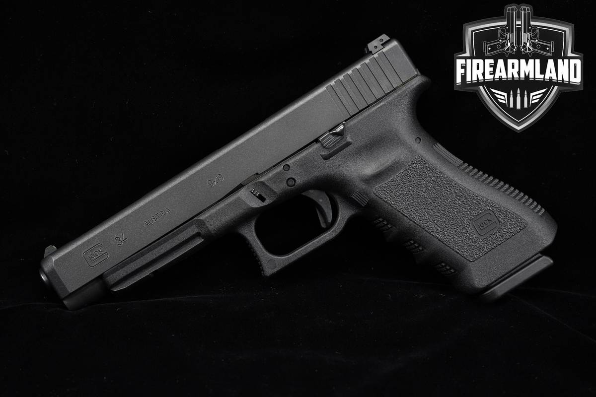 Glock 34 Gen 3 9mm 5.31" G34 Gen3 Target Match Pistol +2 MAGS & ORIG CASE