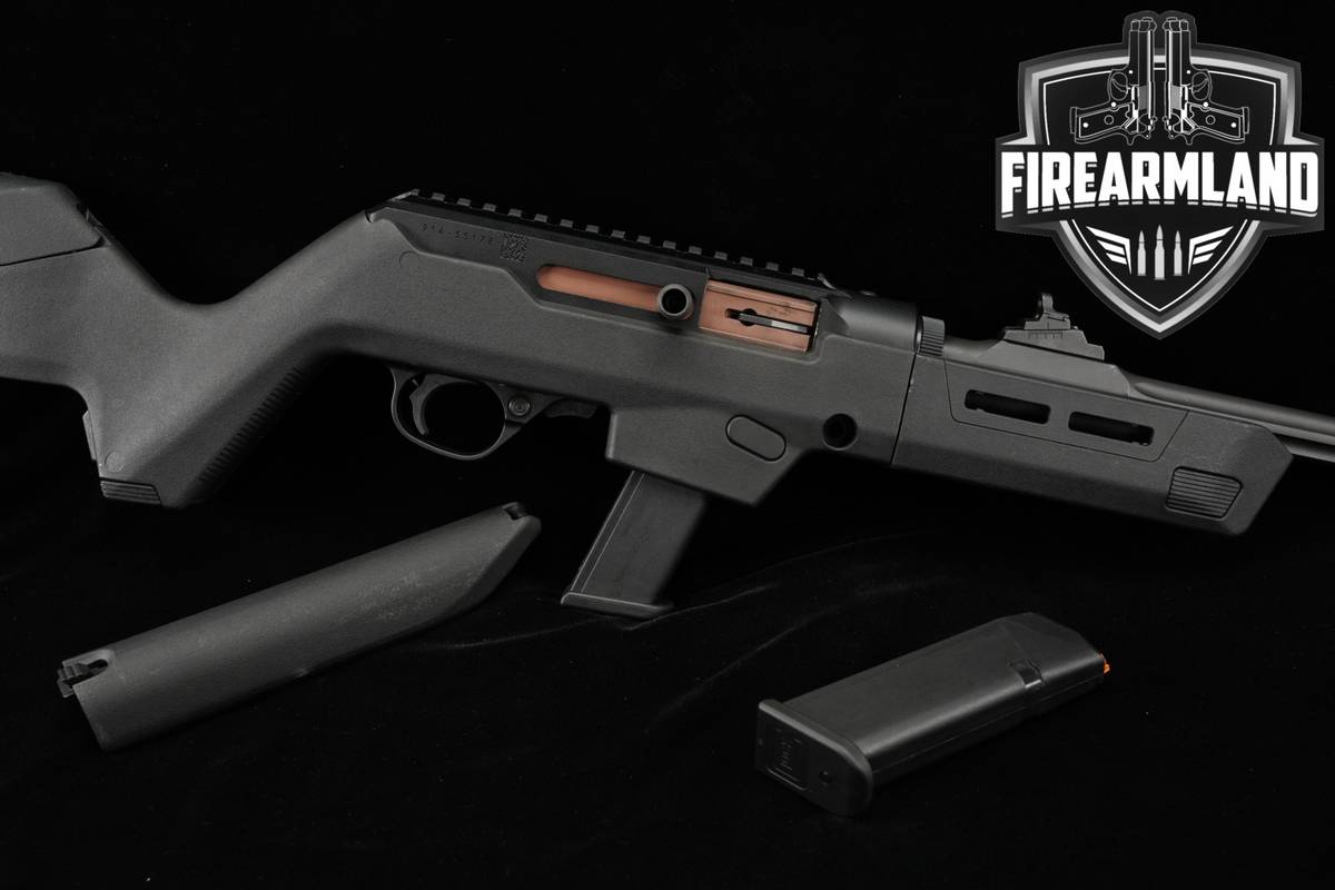 Ruger PC Carbine Magpul Backpacker 9mm 16" Black & Gray TAKEDOWN +2 MAGS