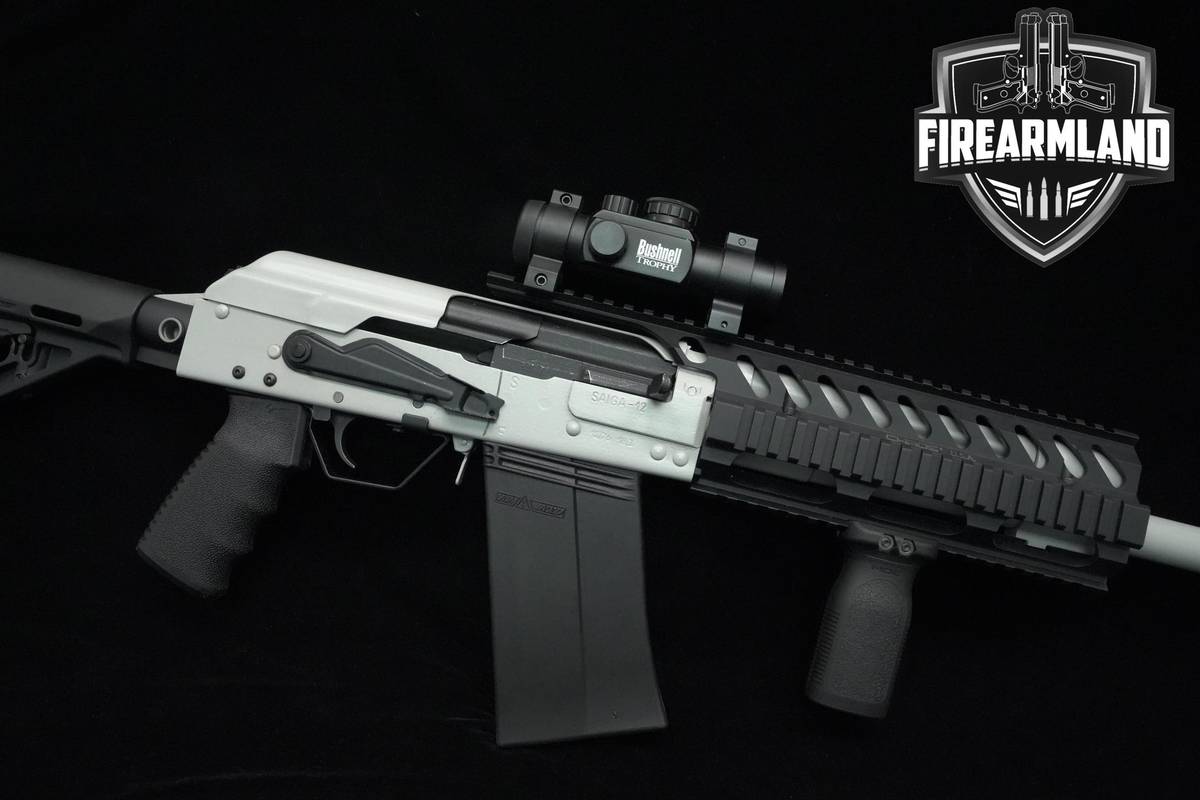 RUSSIAN! Izhmash Saiga-12 12-Gauge 18" White Cerakote Izhmash-Saiga-12 12GA