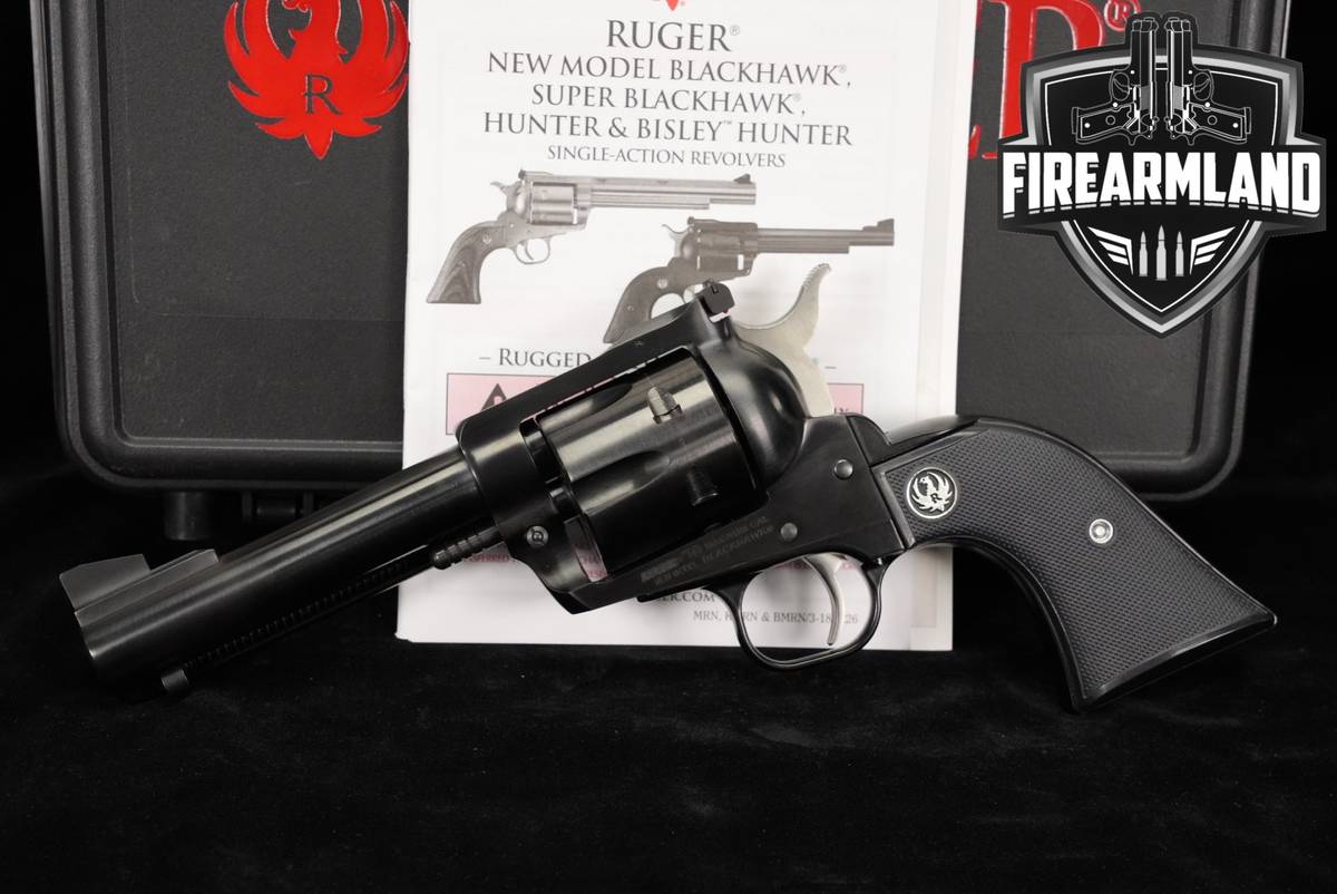 Ruger New Model Blackhawk 357 Magnum 4.62 Blued +ORIG CASE