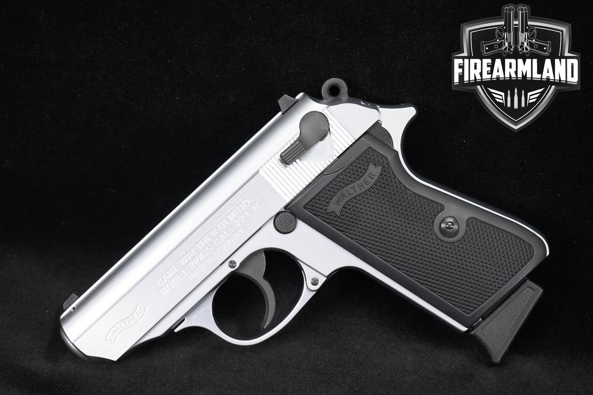 Walther PPK/S 22 LR 22LR 3.3" Stainless PPKS PPK S +3 MAGS & ORIG CASE