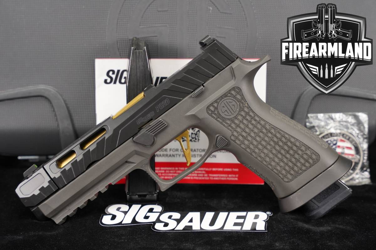 Sig Sauer P320 Custom Works Spectre COMP 9mm Optics-Ready P 320 +2 MAGS