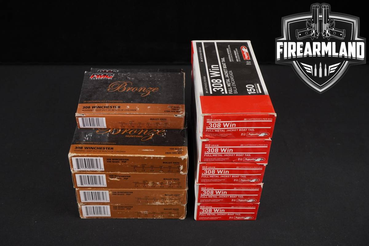 300 RDS! 308 Winchester Ammo Ammunition