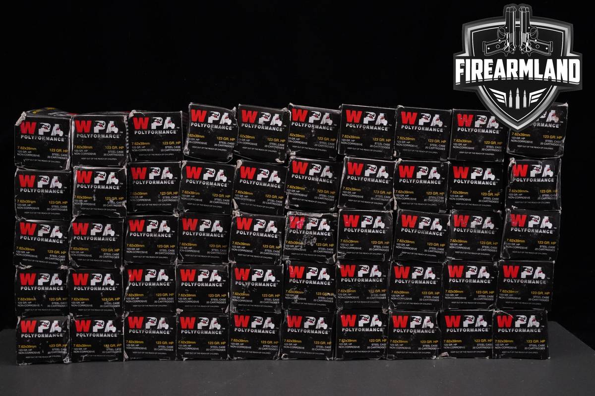 7.62x39 Ammo 7.62x39 Ammunition 1000 ROUNDS