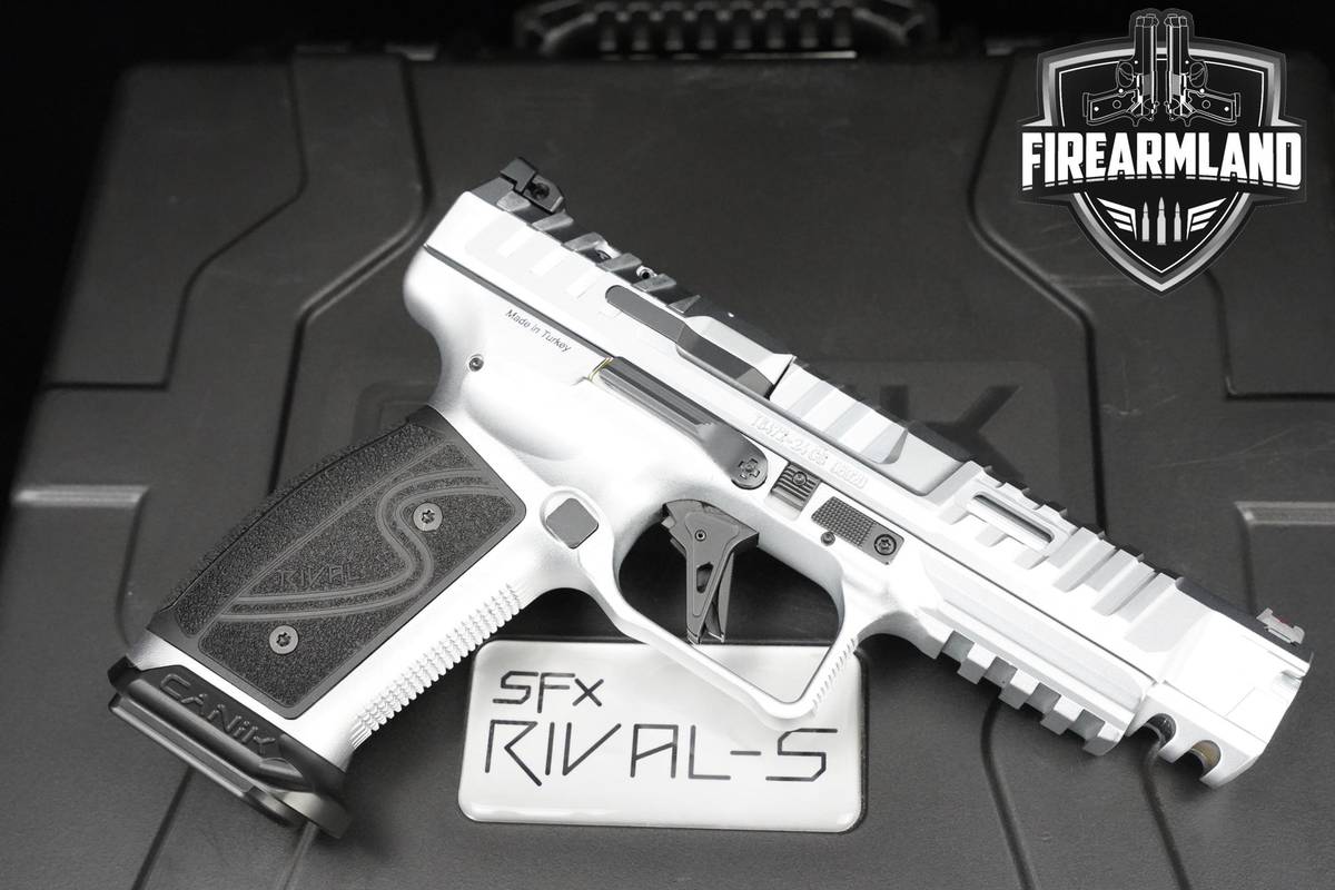 Canik SFx Rival-S 9mm Chrome Canik-SFx Rival-S +3 MAGS, ORIG CASE & HOLSTER