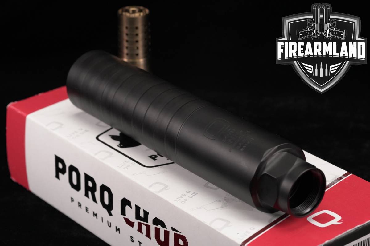 Q Porq Chop 8.6mm 8.4" Suppressor Silencer +ORIG BOX