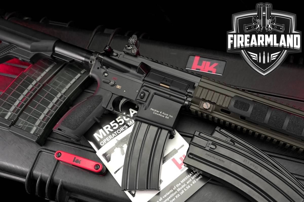 LIKE-NEW Heckler & Koch H&K MR556A1 5.56 NATO 16.5 MR556 416 +5 MAGS, CASE