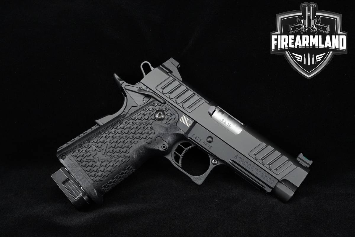 Staccato STI C2 2011 Optics Ready 9mm 1911 3.9" Match-Grade Bull +3 MAGS